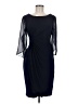 Connected Apparel 100% Polyester Blue Cocktail Dress Size 8 (petite) - photo 1