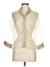 Selene Sport 100% Polyester Ivory 3/4 Sleeve Blouse Size M - photo 1