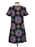 J.Crew 100% Polyester Print Teal Casual Dress Size 00 - photo 2