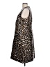 J.Crew 100% Polyester Animal Print Brown Cocktail Dress Size 2X (estimated) - photo 5