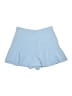 The Impeccable Pig 100% Polyester Solid Blue Skort Size L - photo 2