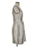 Shoshanna Tweed Silver Cocktail Dress Size 8 - photo 4