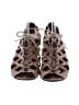 Gentle Souls Animal Print Brown Sandals Size 10 - photo 2