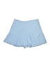 The Impeccable Pig 100% Polyester Solid Blue Skort Size L - photo 1