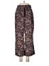 DR2 100% Recycled Polyester Paisley Black Casual Pants Size M - photo 1
