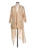 Lularoe 100% Polyester Tan Kimono Size L - photo 1