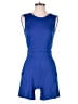 New York & Company Solid Blue Romper Size S - photo 1