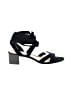 Saks Fifth Avenue Black Sandals Size 8 1/2 - photo 1