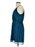 Forever 21 100% Polyester Chevron-herringbone Blue Casual Dress Size S - photo 5