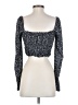 Topshop Silver Long Sleeve T-Shirt Size 4 - photo 2