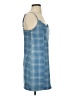 Forever 21 Plaid Blue Casual Dress Size S - photo 4