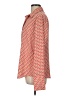 Farinaz Taghavi 100% Polyester Print Orange Long Sleeve Blouse Size 12 - photo 5