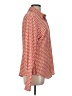 Farinaz Taghavi 100% Polyester Print Orange Long Sleeve Blouse Size 12 - photo 4