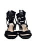 Saks Fifth Avenue Black Sandals Size 8 1/2 - photo 2