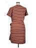 Threads 4 Thought Stripes Brown Casual Dress Size XL - photo 2