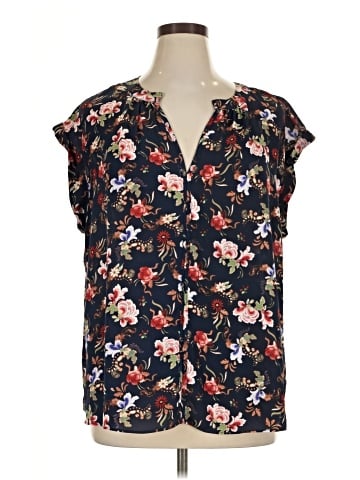 Philosophy Republic Clothing Short Sleeve Blouse (view 1)