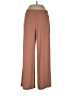 NY Collection Solid Brown Casual Pants Size L (petite) - photo 1