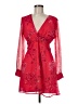 Leith 100% Polyester Red Cocktail Dress Size M - photo 1
