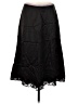 Perry Ellis 100% Silk Black Silk Skirt Size 8 - photo 1