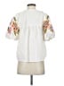 THML 100% Cotton White Short Sleeve Blouse Size S - photo 2