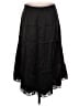 Perry Ellis 100% Silk Black Silk Skirt Size 8 - photo 2