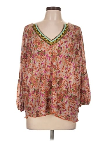 Free People 3/4 Sleeve Blouse (view 1)