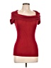 It's Our Time Red Short Sleeve Top Size L - photo 1