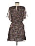 1.State 100% Polyester Floral Black Cocktail Dress Size M - photo 2