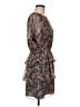 1.State 100% Polyester Floral Black Cocktail Dress Size M - photo 4