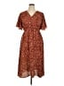 Unbranded 100% Polyester Animal Print Brown Casual Dress Size XL - photo 1