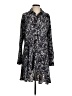 Comfy U.S.A. 100% Polyester Paisley Black Casual Dress Size S - photo 1
