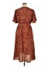 Unbranded 100% Polyester Animal Print Brown Casual Dress Size XL - photo 2