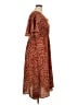 Unbranded 100% Polyester Animal Print Brown Casual Dress Size XL - photo 4
