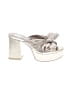 Dolce Vita Metallic Solid Gold Silver Heels Size 7 1/2 - photo 1