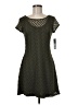 Apt. 9 Chevron-herringbone Green Casual Dress Size M - photo 1
