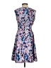 J.Crew 100% Polyester Print Purple Cocktail Dress Size 00 - photo 2