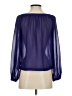 Wilster 100% Polyester Purple Long Sleeve Blouse Size XS - photo 2