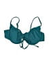 Zaful Solid Teal Swimsuit Top Size S - photo 1
