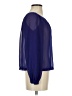 Wilster 100% Polyester Purple Long Sleeve Blouse Size XS - photo 4