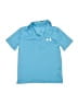 Under Armour 100% Polyester Blue Short Sleeve Polo Size 5 - photo 1