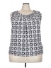 Kasper Silver Sleeveless Blouse Size 3X - photo 1