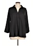 Foxcroft Black Long Sleeve Polo Size L - photo 1