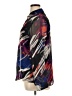 Liz Baker 100% Polyester Print Purple Long Sleeve Blouse Size XL - photo 5