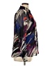 Liz Baker 100% Polyester Print Purple Long Sleeve Blouse Size XL - photo 4
