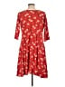 Salaam! Red Casual Dress Size L - photo 2