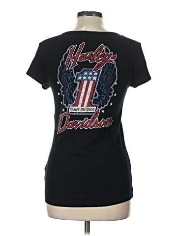 Harley Davidson Short Sleeve Henley (view 2)