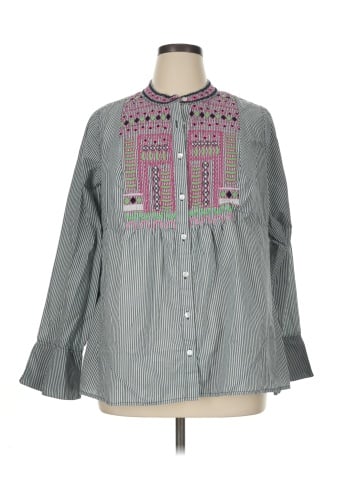 Crown & Ivy Long Sleeve Blouse (view 1)