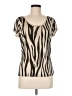 St. John Animal Print Tan Sweater Vest Size M - photo 1