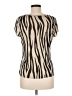 St. John Animal Print Tan Sweater Vest Size M - photo 2