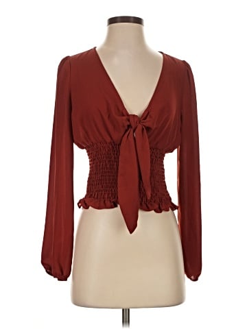Timing Long Sleeve Blouse (view 1)